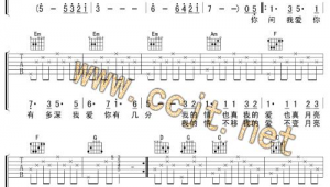 吉他入门谱子指弹