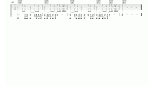 你的样子吉他独奏谱c调 你的样子吉他独奏谱c调