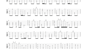 吉他指弹数字怎么看 吉他指弹数字怎么看