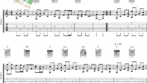 晴天吉他指弹谱原版