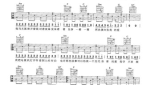 一颗会开花的树吉他和弦