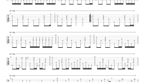 吉他指弹谱怎么看符号 吉他指弹谱怎么看符号