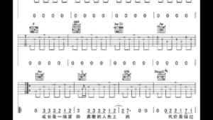 吉他入门谱子大全100首歌曲