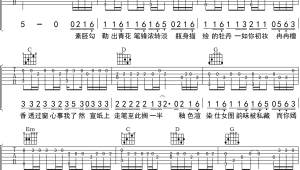 青花瓷吉他指弹谱子完整版