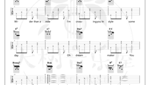 月亮河吉他弹唱曲谱