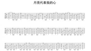吉他入门谱子推荐