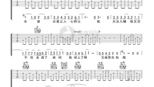 吉他谱入门教程