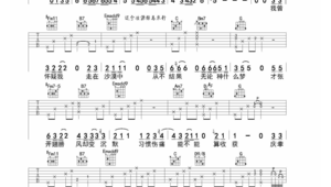 海阔天空吉他谱谱 海阔天空吉他谱谱