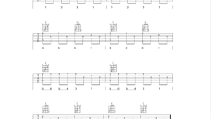 指弹吉他谱怎么看和弦图 指弹吉他谱怎么看和弦图