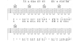 吉他独奏红河谷谱 吉他独奏红河谷谱
