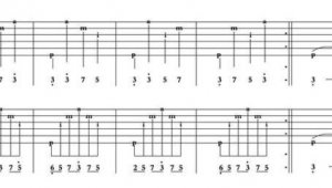 四线吉他入门谱图解