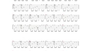 吉他谱指弹简谱 吉他谱指弹简谱