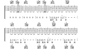 春天花会开 吉他