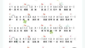 吉他弹唱100首谱子图片 吉他弹唱100首谱子图片